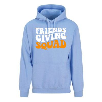 Groovy Friendsgiving Squad Funny Thanksgiving Unisex Surf Hoodie