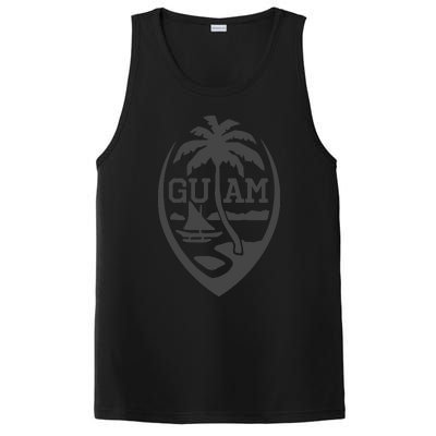 Guam Flag Seal | USA Guamanian Chamorro Gifts Hoodie PosiCharge Competitor Tank