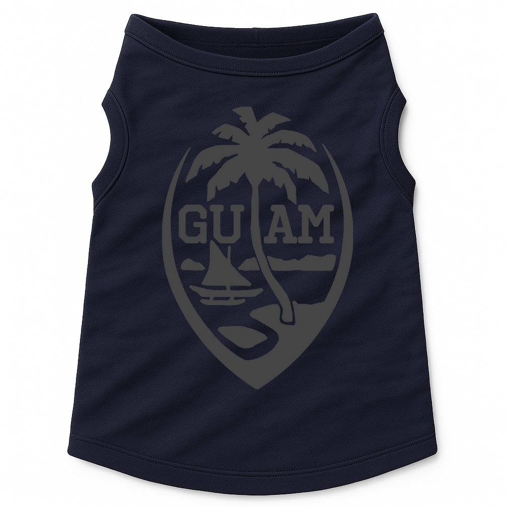 Guam Flag Seal | USA Guamanian Chamorro Gifts Hoodie Doggie Tank