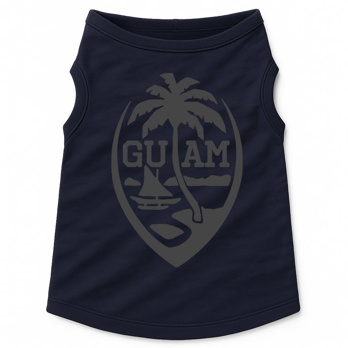 Guam Flag Seal | USA Guamanian Chamorro Gifts Hoodie Doggie Tank