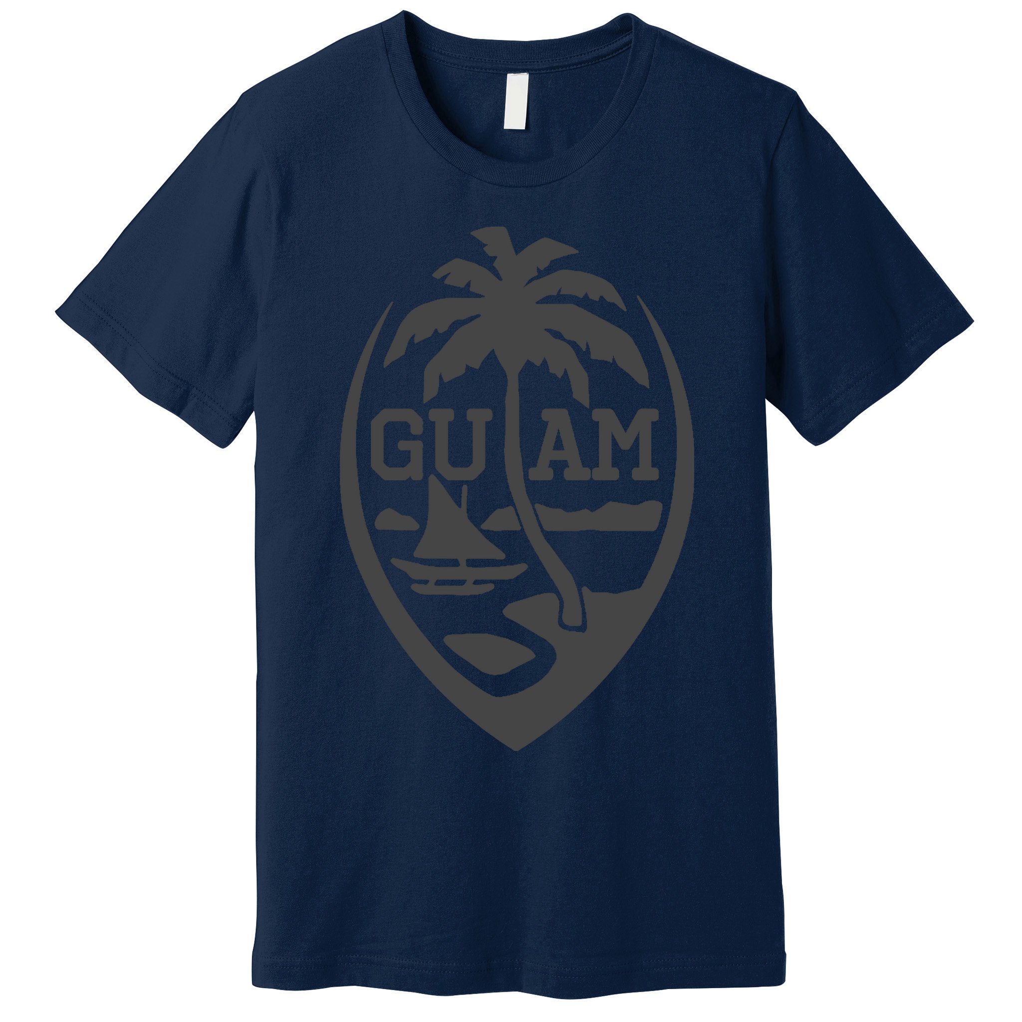 Guam Flag Seal | USA Guamanian Chamorro Gifts Hoodie Premium T-Shirt