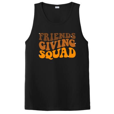 Groovy Friendsgiving Squad Funny Thanksgiving PosiCharge Competitor Tank