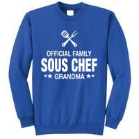 Grandma Family Sous Chef Funny Cooking Grandma Meaningful Gift Sweatshirt