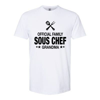 Grandma Family Sous Chef Funny Cooking Grandma Meaningful Gift Softstyle CVC T-Shirt