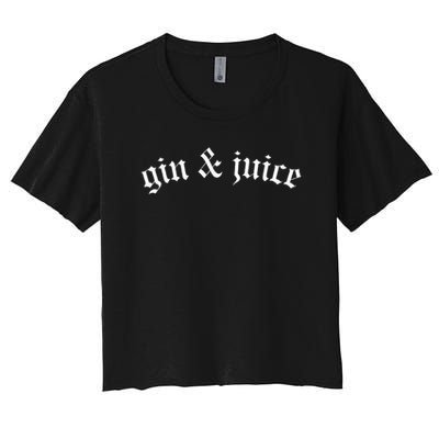 Gothic Fo Shizzle Gin + Juice Gin And Juice Crop Top