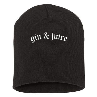 Gothic Fo Shizzle Gin + Juice Gin And Juice Short Acrylic Beanie