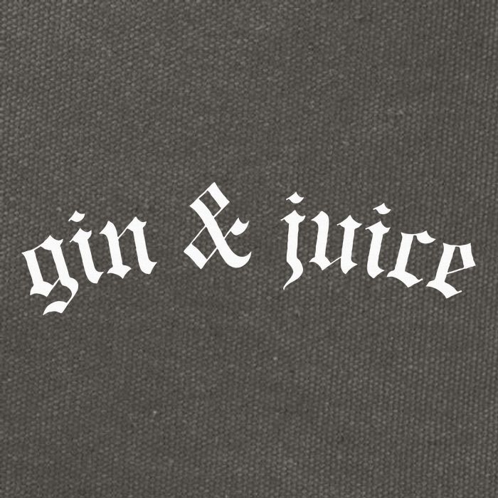 Gothic Fo Shizzle Gin + Juice Gin And Juice Cotton Canvas Backpack