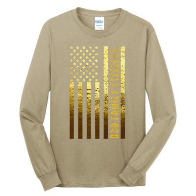 God Family Steelers Pro Us Flag Fathers Day Dad Gift Tall Long Sleeve T-Shirt