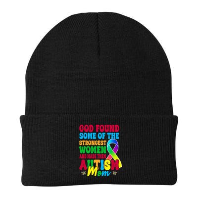 God Found Some Of The Strongest Women Autism Mom Beanie