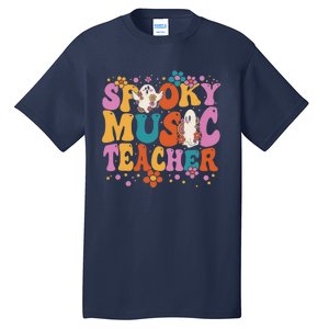 Groovy Faboolous Spooky Music Teacher Halloween Tall T-Shirt