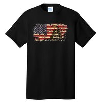 Gadsden Flag Snake America Usa Patriotic Vintage Gift Tall T-Shirt