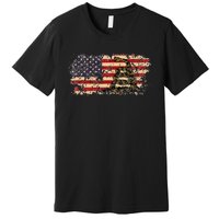 Gadsden Flag Snake America Usa Patriotic Vintage Gift Premium T-Shirt