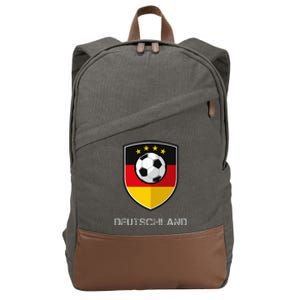 Germany Football Soccer Team Deutschland National Cotton Canvas Backpack