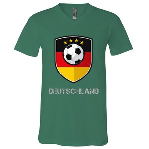 Germany Football Soccer Team Deutschland National V-Neck T-Shirt