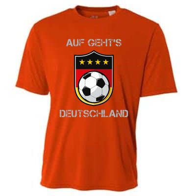 Germany Football Soccer Team Deutschland National Cooling Performance Crew T-Shirt