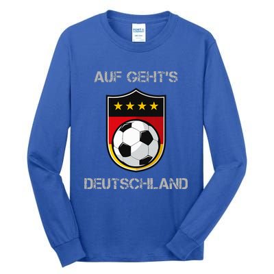 Germany Football Soccer Team Deutschland National Tall Long Sleeve T-Shirt