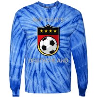 Germany Football Soccer Team Deutschland National Tie-Dye Long Sleeve Shirt