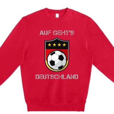 Germany Football Soccer Team Deutschland National Premium Crewneck Sweatshirt