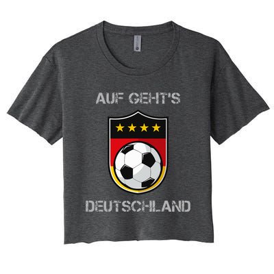 Germany Football Soccer Team Deutschland National Women's Crop Top Tee