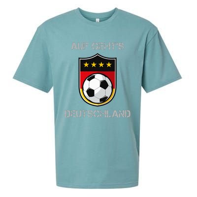 Germany Football Soccer Team Deutschland National Sueded Cloud Jersey T-Shirt