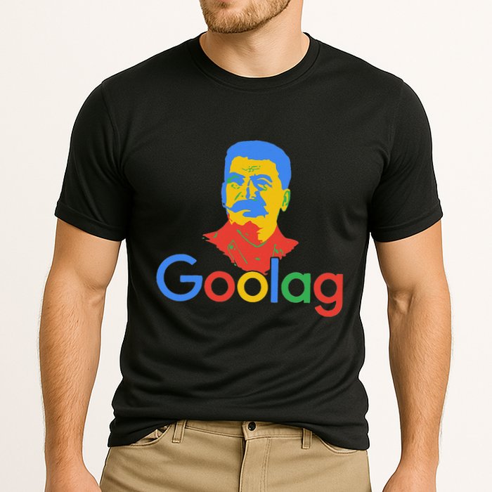 Goolag Funny Soviet Era Political Joke Free Speech Stalin Cooling Performance Crew T-Shirt