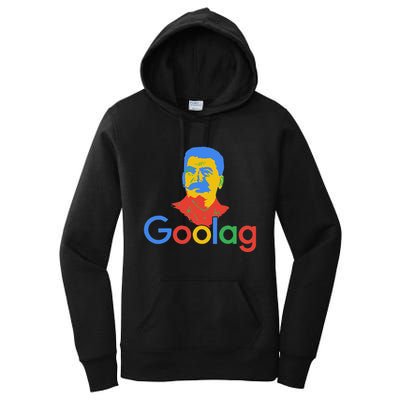 Goolag Funny Soviet Era Political Joke Free Speech Stalin Women's Pullover Hoodie