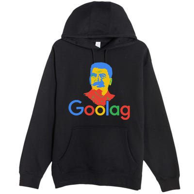 Goolag Funny Soviet Era Political Joke Free Speech Stalin Premium Pullover Hoodie