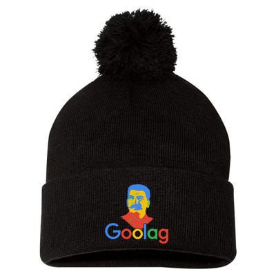 Goolag Funny Soviet Era Political Joke Free Speech Stalin Pom Pom 12in Knit Beanie