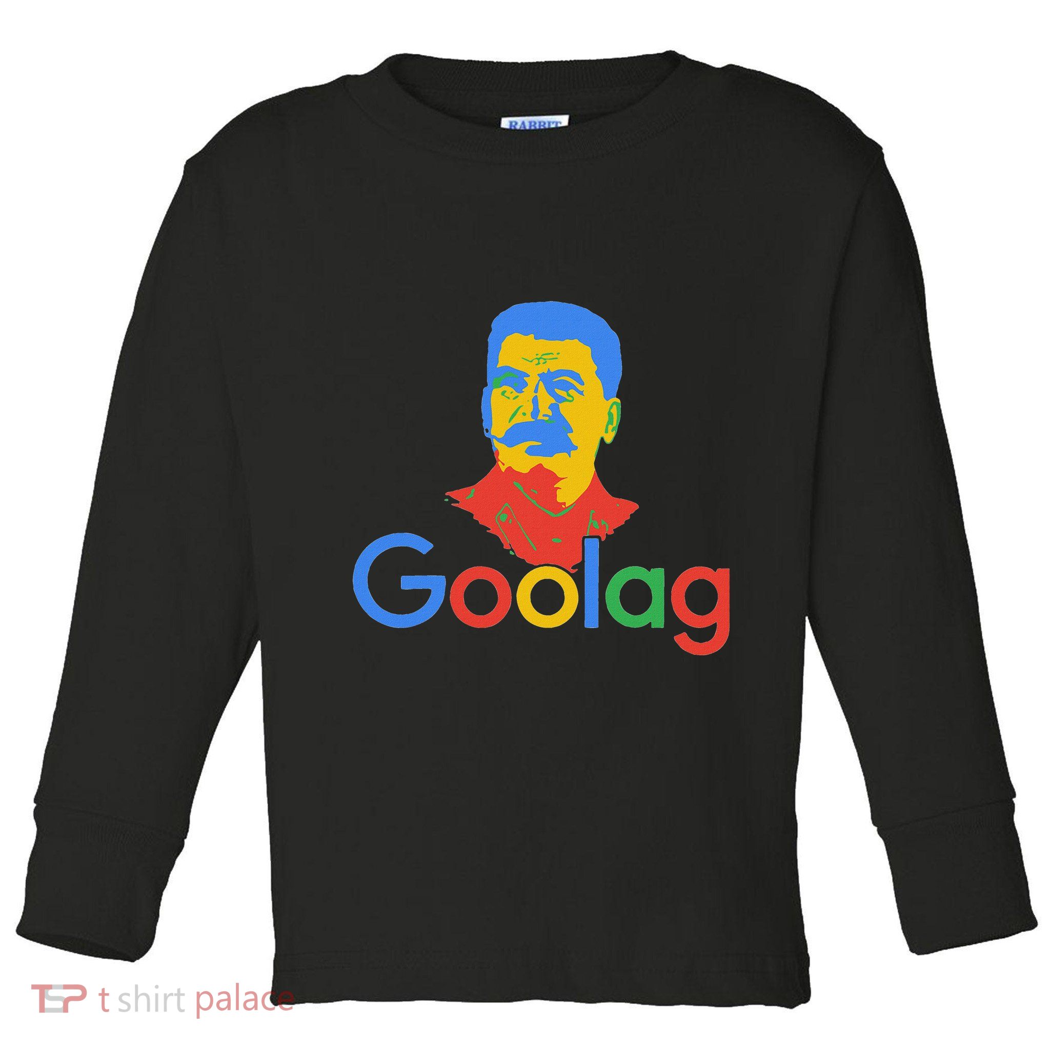 Goolag Funny Soviet Era Political Joke Free Speech Stalin Toddler Long Sleeve Shirt