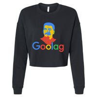 Goolag Funny Soviet Era Political Joke Free Speech Stalin Cropped Pullover Crew
