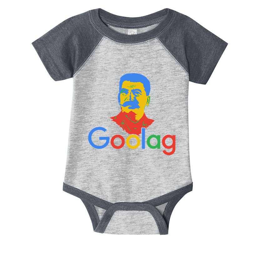 Goolag Funny Soviet Era Political Joke Free Speech Stalin Infant Baby Jersey Bodysuit
