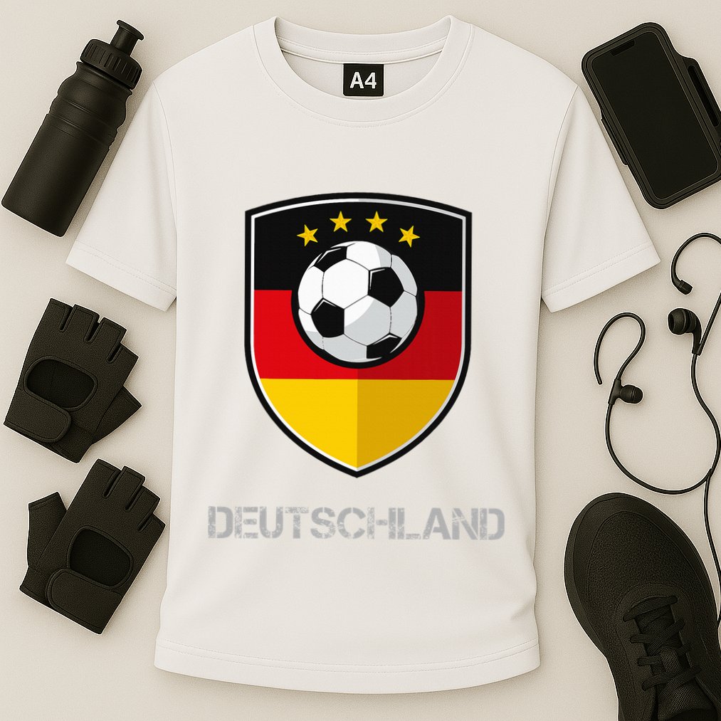 Germany Football Soccer Team Deutschland Cooling Performance Crew T-Shirt