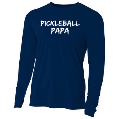 Grandpa Father S Day Gift For Grandfather Pickleball Papa Cooling Performance Long Sleeve Crew