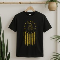 Gadsden Flag Snake Betsy Ross Flag 13 Colonies Vintage T-Shirt