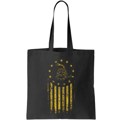 Gadsden Flag Snake Betsy Ross Flag 13 Colonies Vintage Bag
