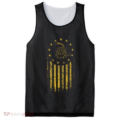 Gadsden Flag Snake Betsy Ross Flag 13 Colonies Vintage Mesh Reversible Basketball Jersey Tank