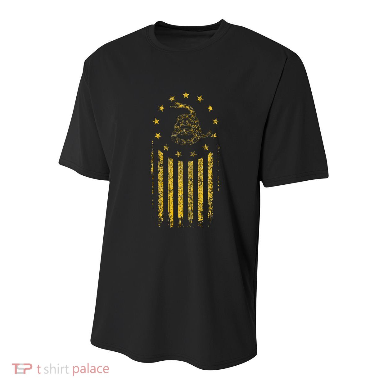 Gadsden Flag Snake Betsy Ross Flag 13 Colonies Vintage Youth Performance Sprint T-Shirt
