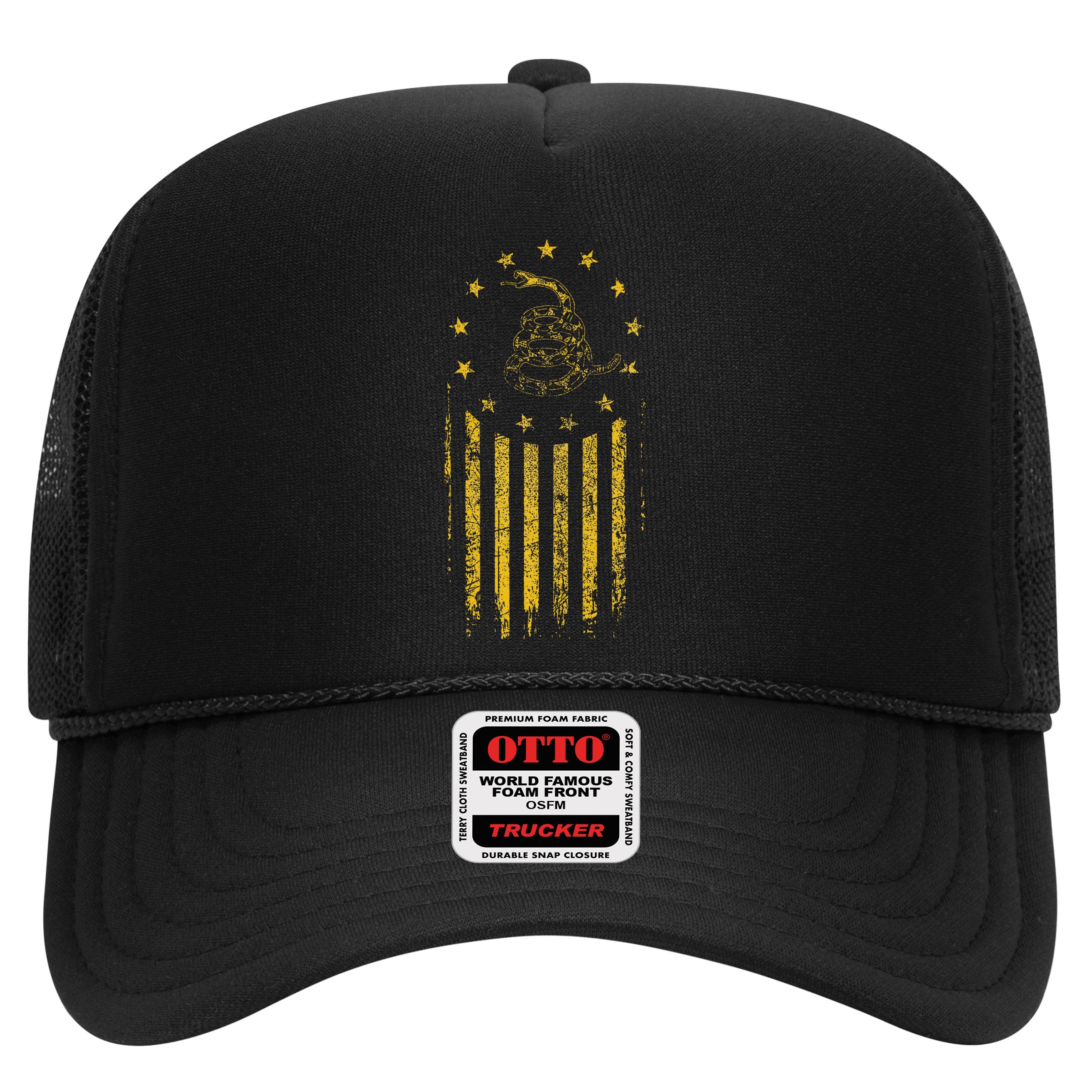 Gadsden Flag Snake Betsy Ross Flag 13 Colonies Vintage Hat