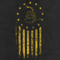 Gadsden Flag Snake Betsy Ross Flag 13 Colonies Vintage Golf Towel