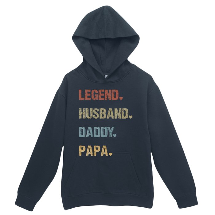 Grandpa Father S Day Legend Husband Dad Papa Vintage Retro Urban Pullover Hoodie