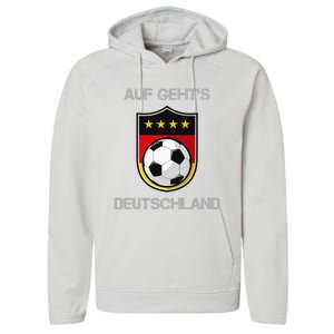 Germany Football Soccer Team Deutschland National Performance Fleece Hoodie