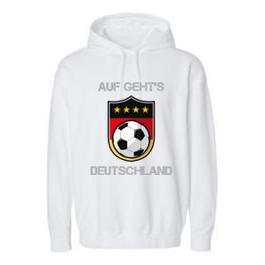 Germany Football Soccer Team Deutschland National Garment-Dyed Fleece Hoodie