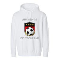 Germany Football Soccer Team Deutschland National Garment-Dyed Fleece Hoodie