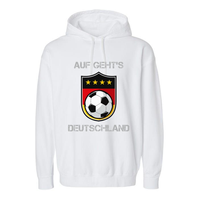 Germany Football Soccer Team Deutschland National Garment-Dyed Fleece Hoodie