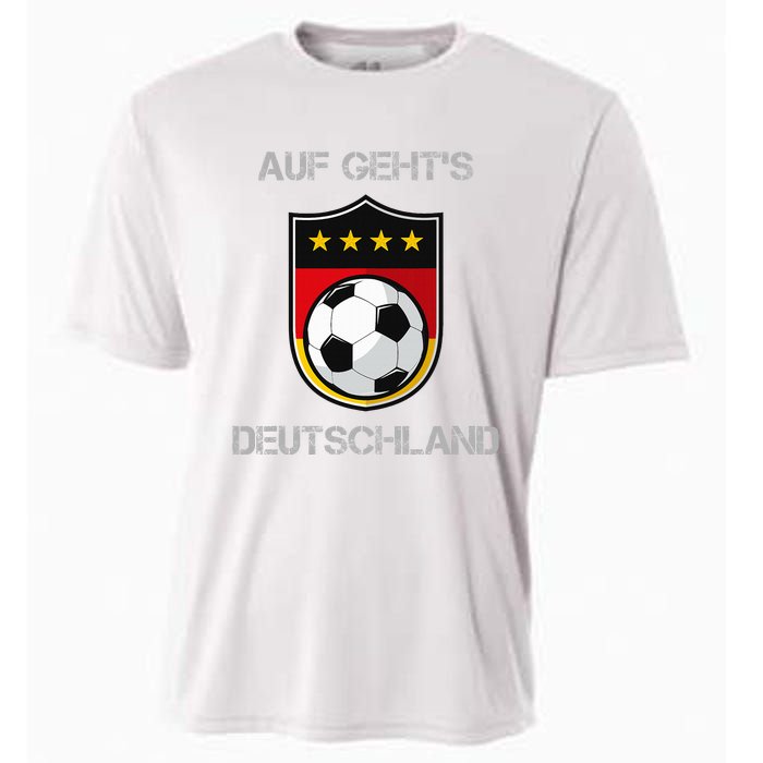 Germany Football Soccer Team Deutschland National Cooling Performance Crew T-Shirt