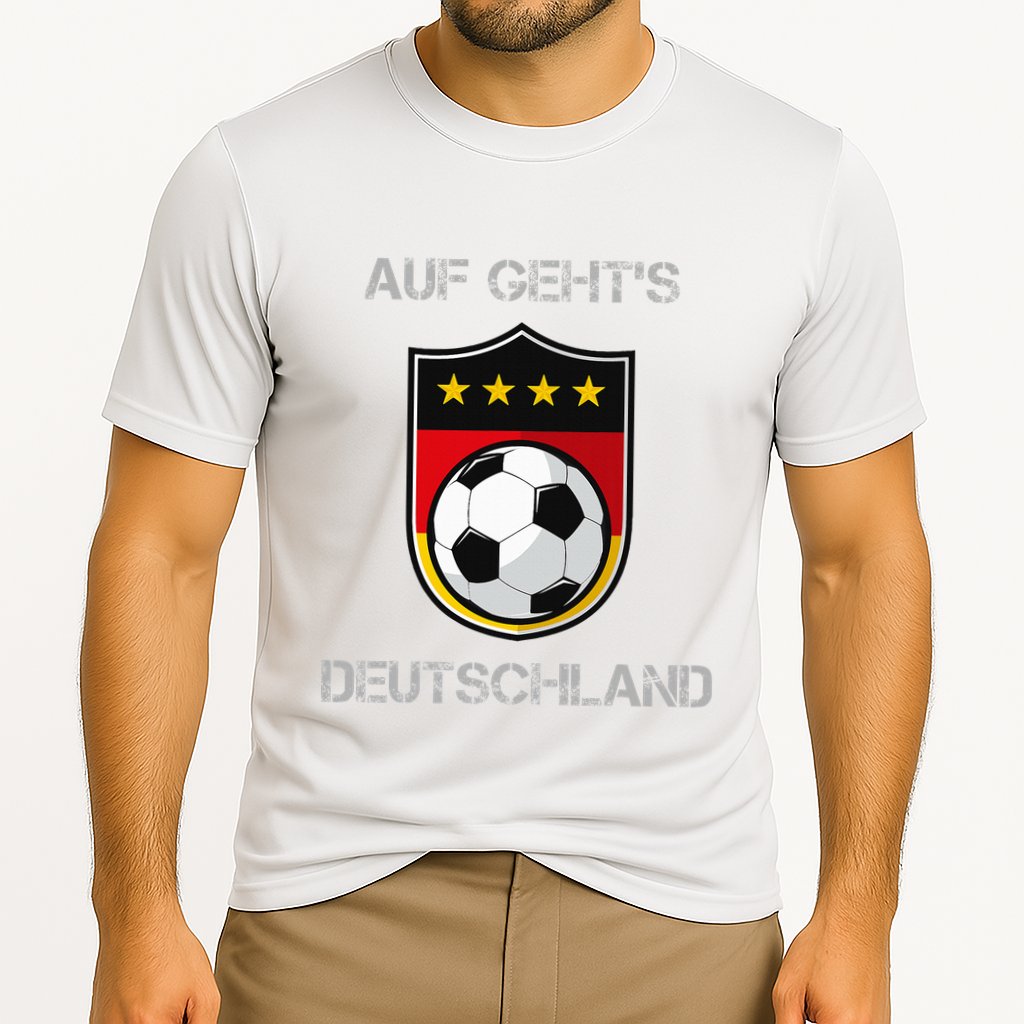 Germany Football Soccer Team Deutschland National Cooling Performance Crew T-Shirt