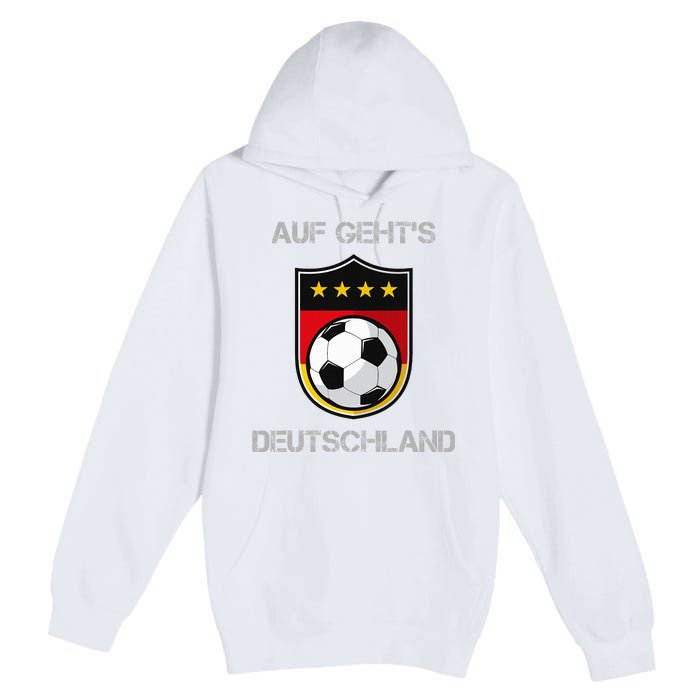 Germany Football Soccer Team Deutschland National Premium Pullover Hoodie