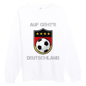 Germany Football Soccer Team Deutschland National Premium Crewneck Sweatshirt