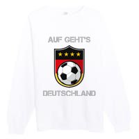 Germany Football Soccer Team Deutschland National Premium Crewneck Sweatshirt