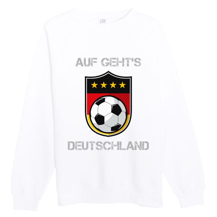 Germany Football Soccer Team Deutschland National Premium Crewneck Sweatshirt